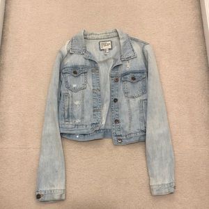 Forever 21 Distressed Denim Jacket